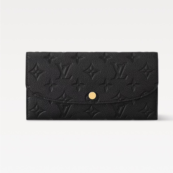 Louis Vuitton Handbags - Emilie LV Black Wallet with Iconic Monogram. Empreinte leather. Authentic